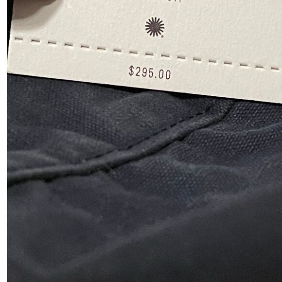 UGG Mens Size Small NEW Cohen Waxed Cotton Zip Button Front Jacket Navy Blue - Picture 12 of 12